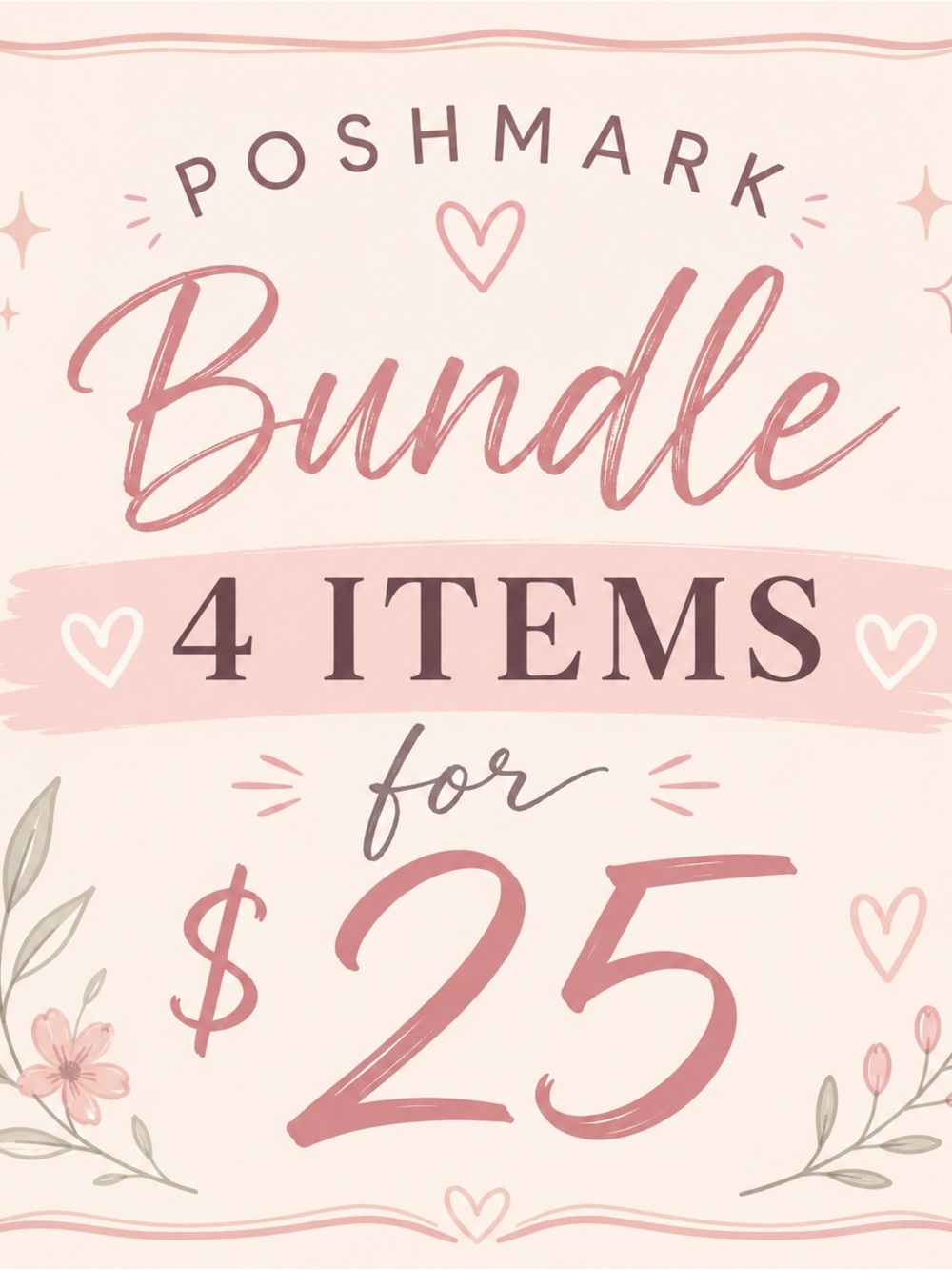 Bundle dress pack  - 4 Items for $25